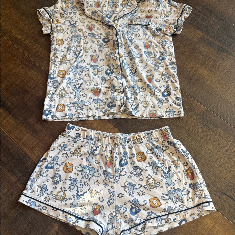 Roller Rabbit. Popular Blue Print. Adult XS.